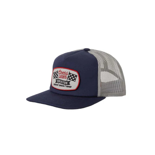Brixton Coors Light Pit Stop MP Trucker Navy/Silver