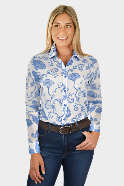 Thomas Cook Women's Helen Long Sleeve Shirt (Blue)