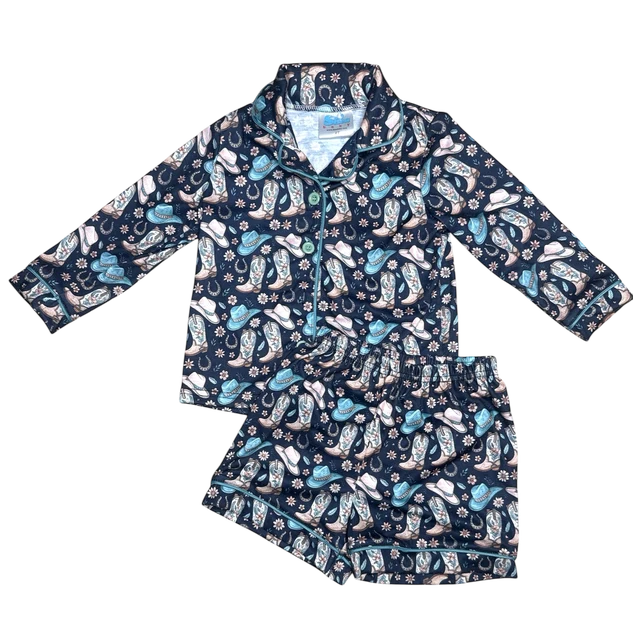Shea Baby Cowgirl Boot Girls PJs