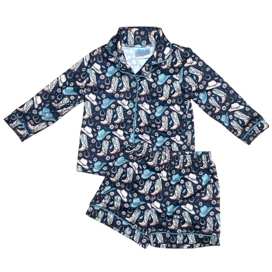 Shea Baby Cowgirl Boot Girls PJs