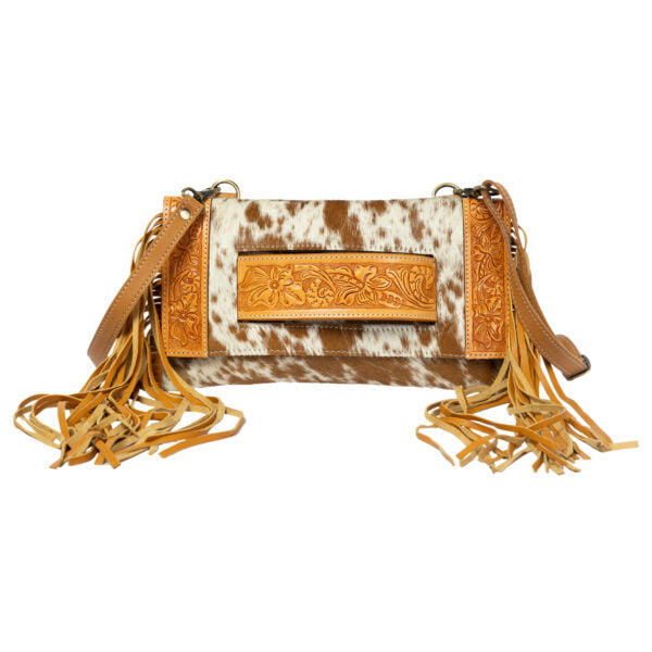 The Design Edge Women's Cowhide Tooled Hand Clutch Bag – AB93 – Maraba