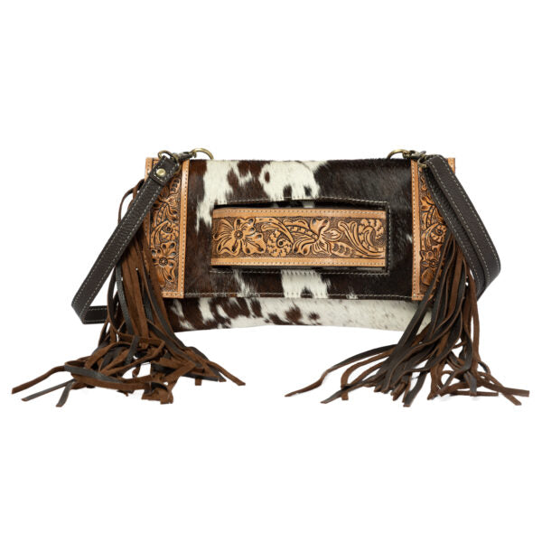 The Design Edge Women's Cowhide Tooled Hand Clutch Bag – AB93 – Maraba