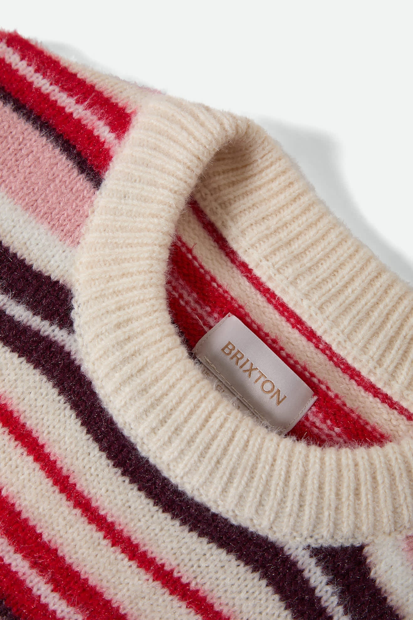 Brixton Women's Cozy Crew Sweater - Multi Stripe