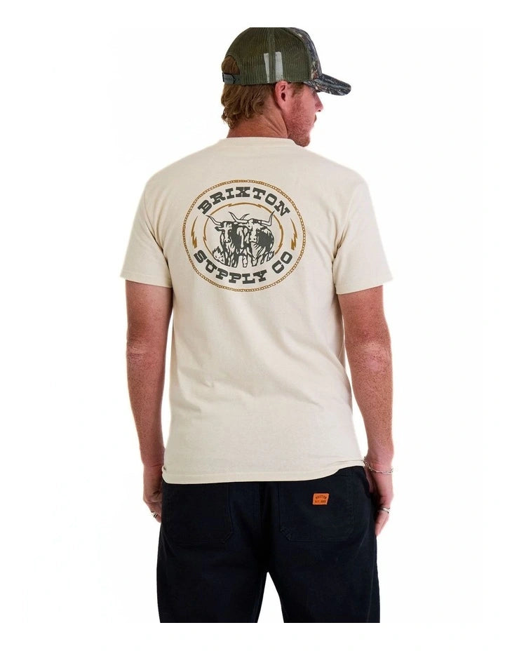 Brixton Men's Steele Standard T-Shirt