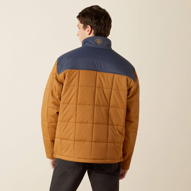 Ariat Men's Crius Insulated Jacket -  Blue Nights/Almond Khaki