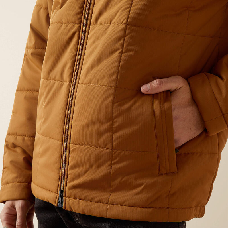 Ariat Men's Crius Insulated Jacket -  Blue Nights/Almond Khaki