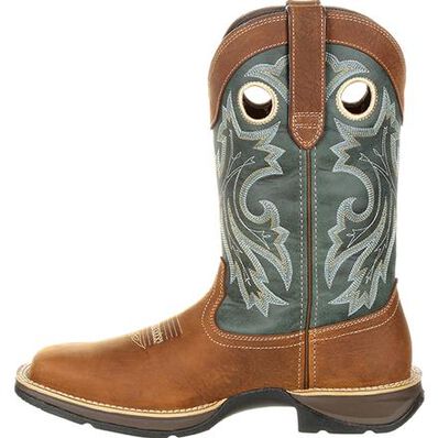 REBEL™ BY DURANGO® PULL-ON WESTERN BOOT- Saddlehorn and Clover