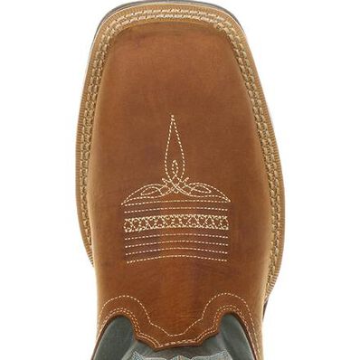 REBEL™ BY DURANGO® PULL-ON WESTERN BOOT- Saddlehorn and Clover