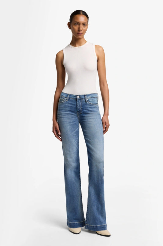 7 For All Mankind DOJO SLIM ILLUSION Distress Authentic Light Update
