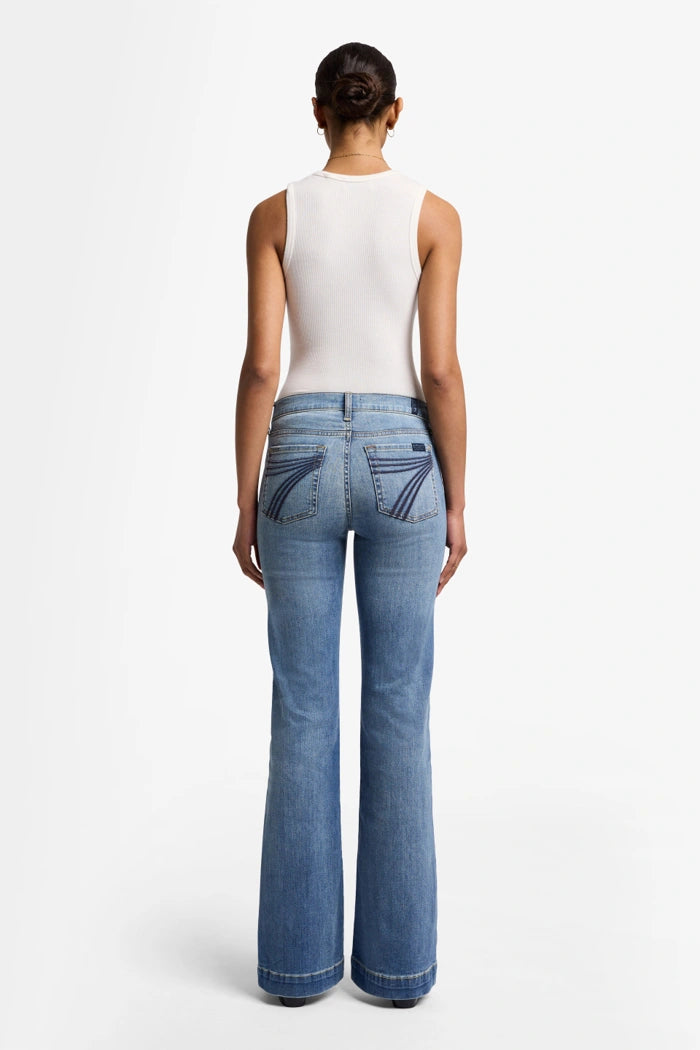 7 For All Mankind DOJO SLIM ILLUSION Distress Authentic Light Update