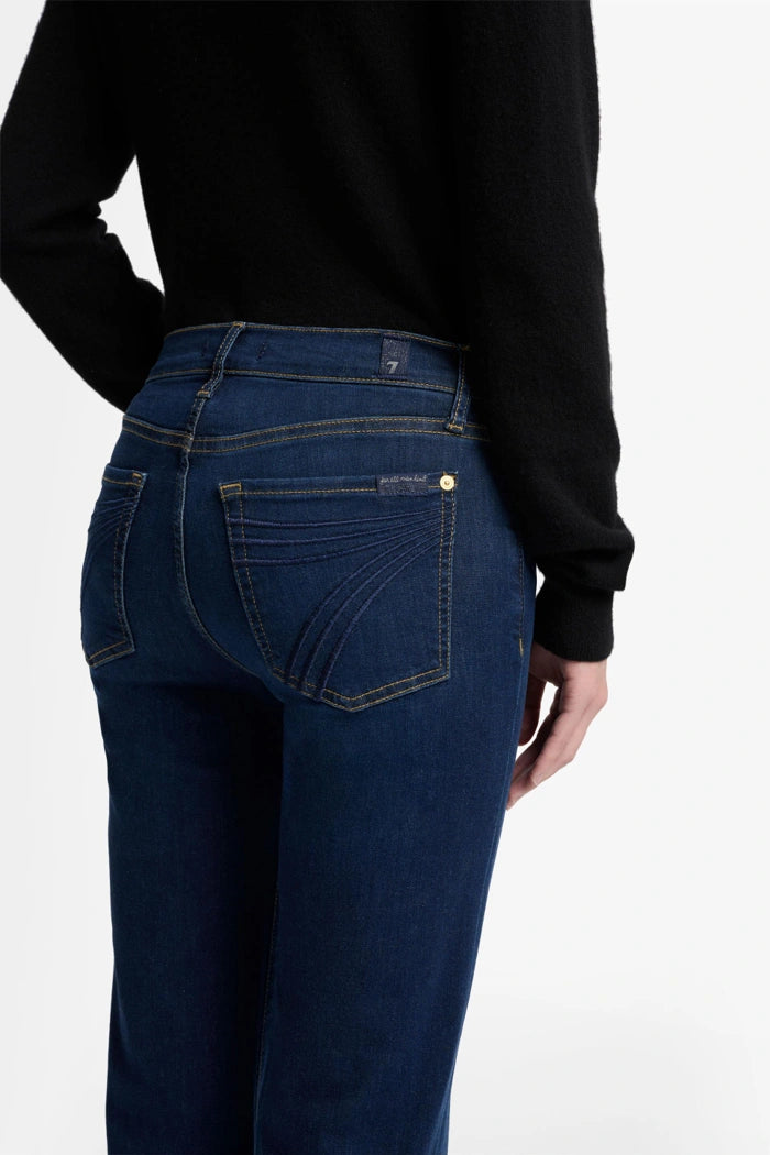 7 For All Mankind Dojo Tailorless Slim Illusion Tried & True Mid Waist Flared Jeans