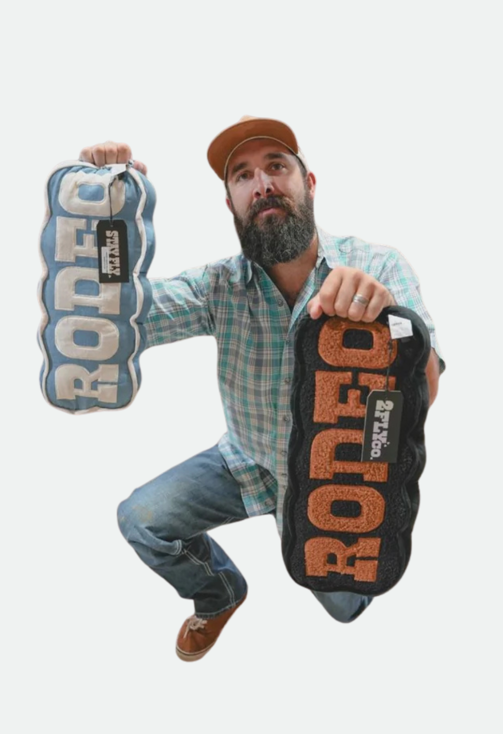 2 Fly Co Rodeo Ready Pillow - Saddle