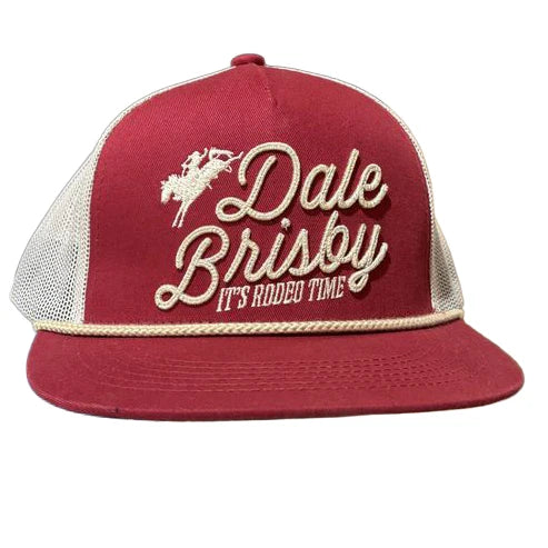 Dale Brisby's Rodeo Time Red & Tan Rope Cap