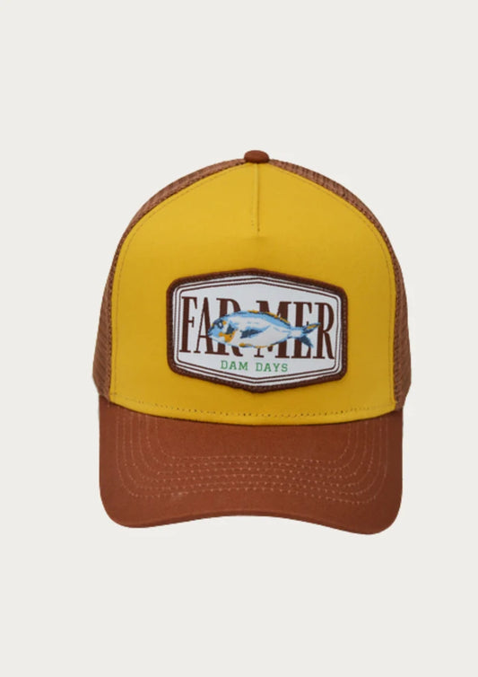 FAR MER Dam Days Trucker - Mustard