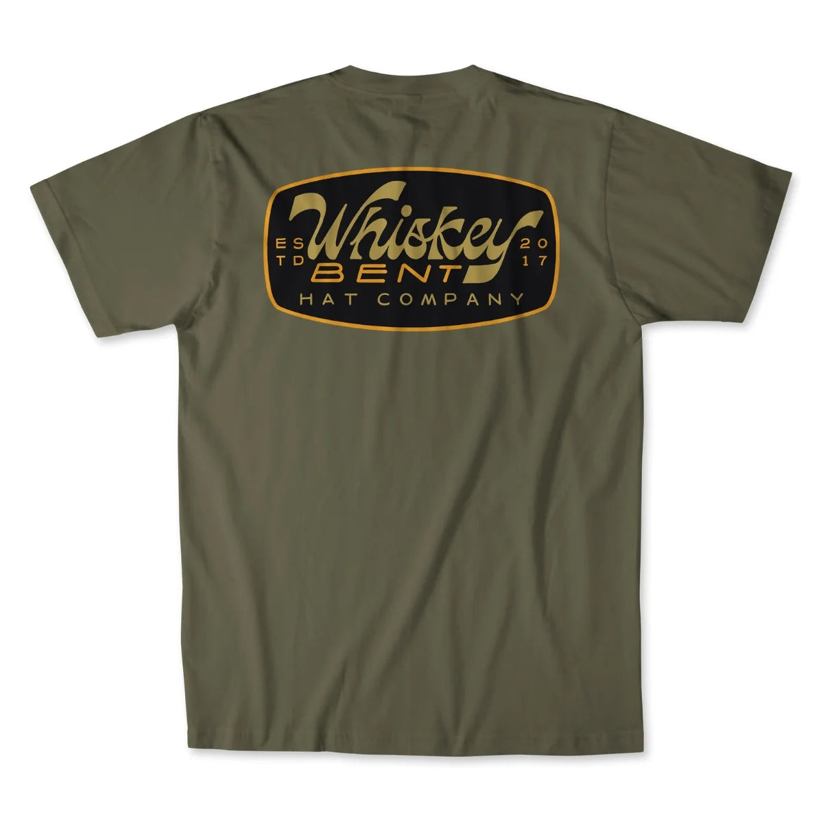 Whiskey Bent Hat Co. Damon T-Shirt – 100% Ring-Spun Cotton