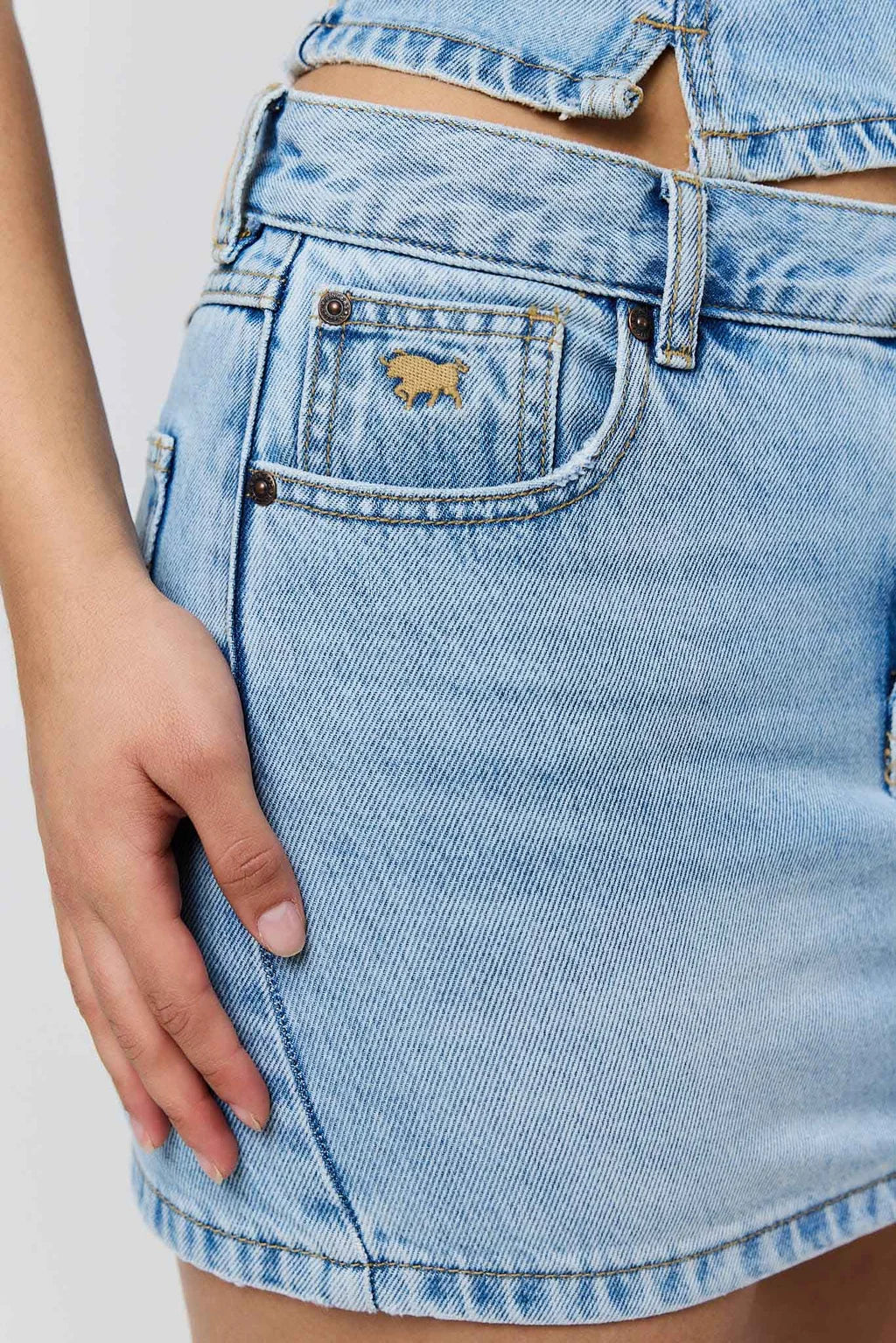 Ringers Western Dani Women's Denim Mini Skirt