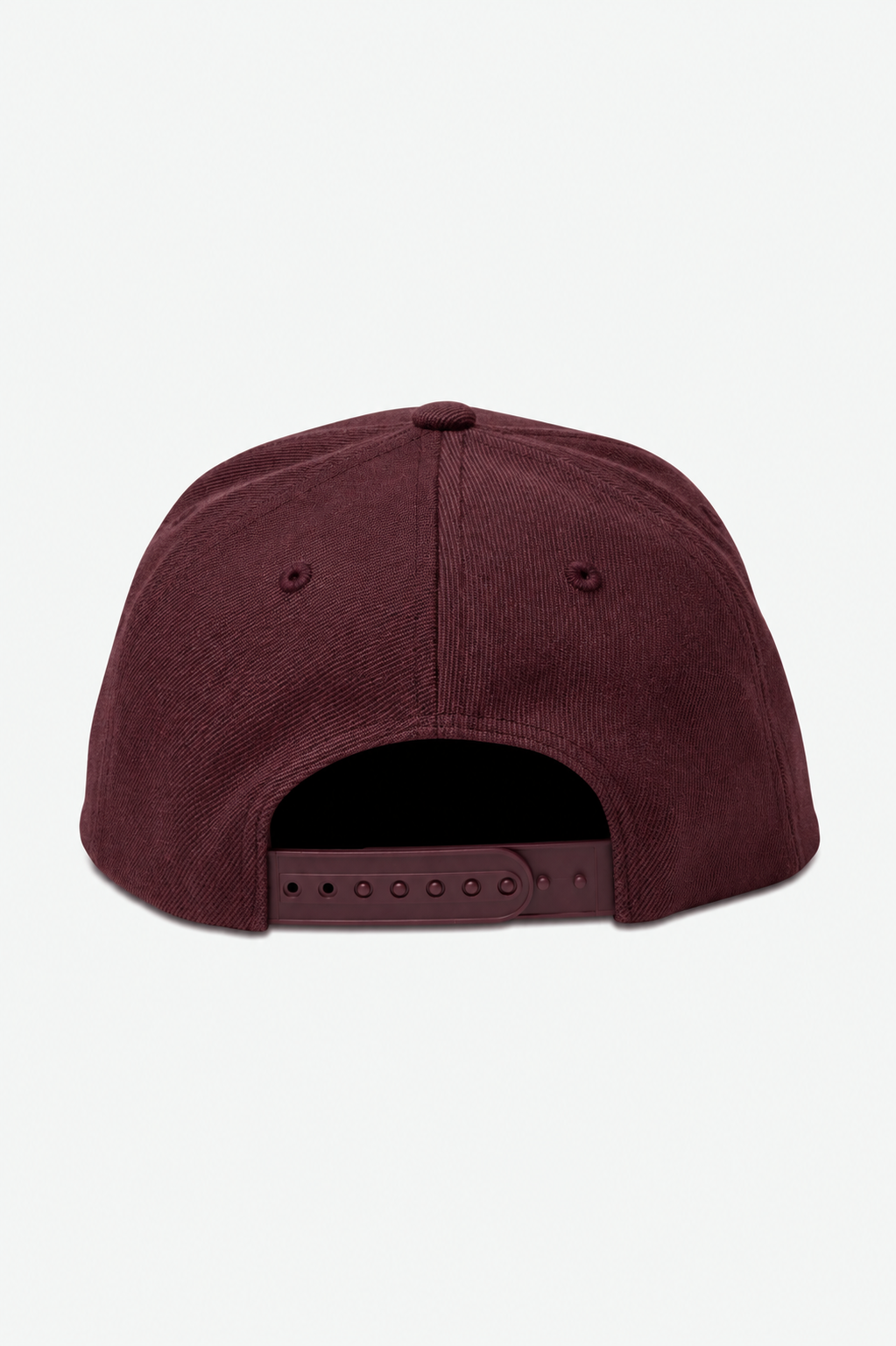 Brixton Mens Crest C MP Snapback Hat - Dark Brick/Brown