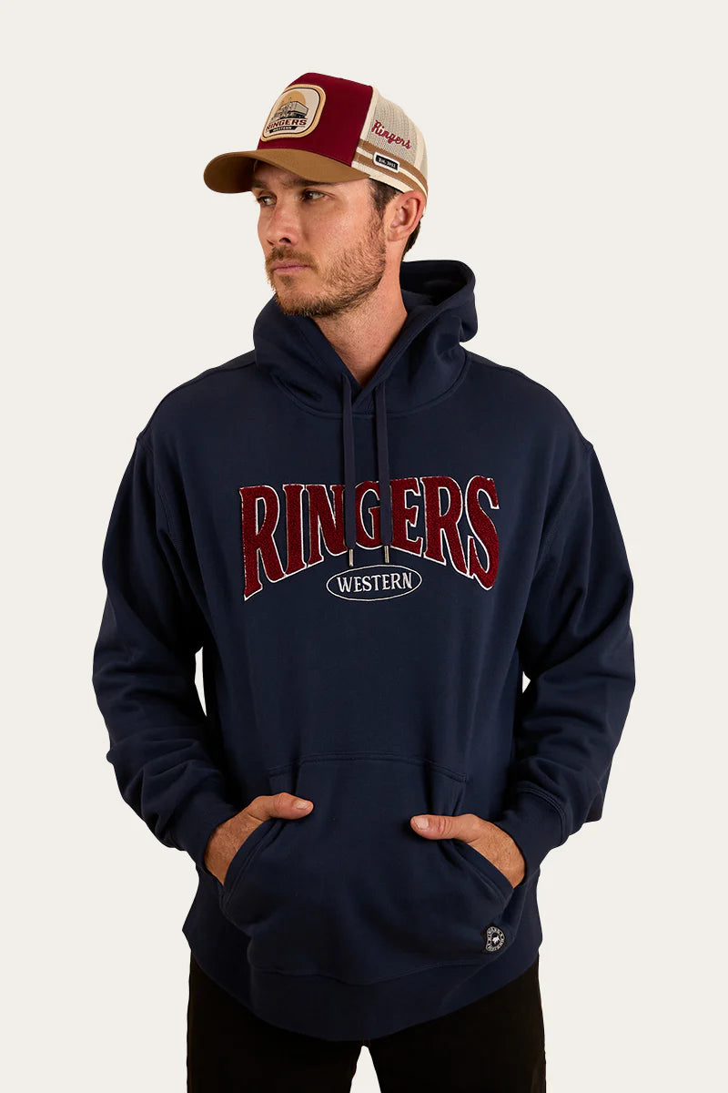 Ringers Western Daylesford Mens Australia Cotton Fleece - Navy / White