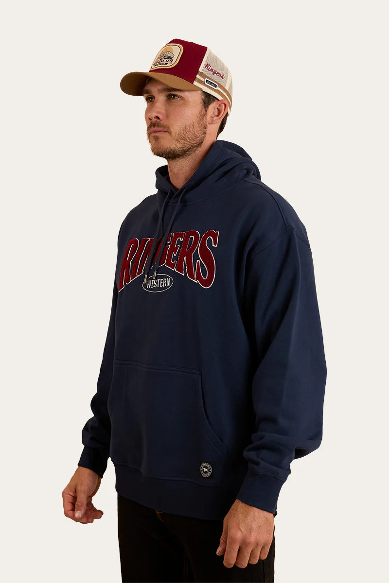 Ringers Western Daylesford Mens Australia Cotton Fleece - Navy / White