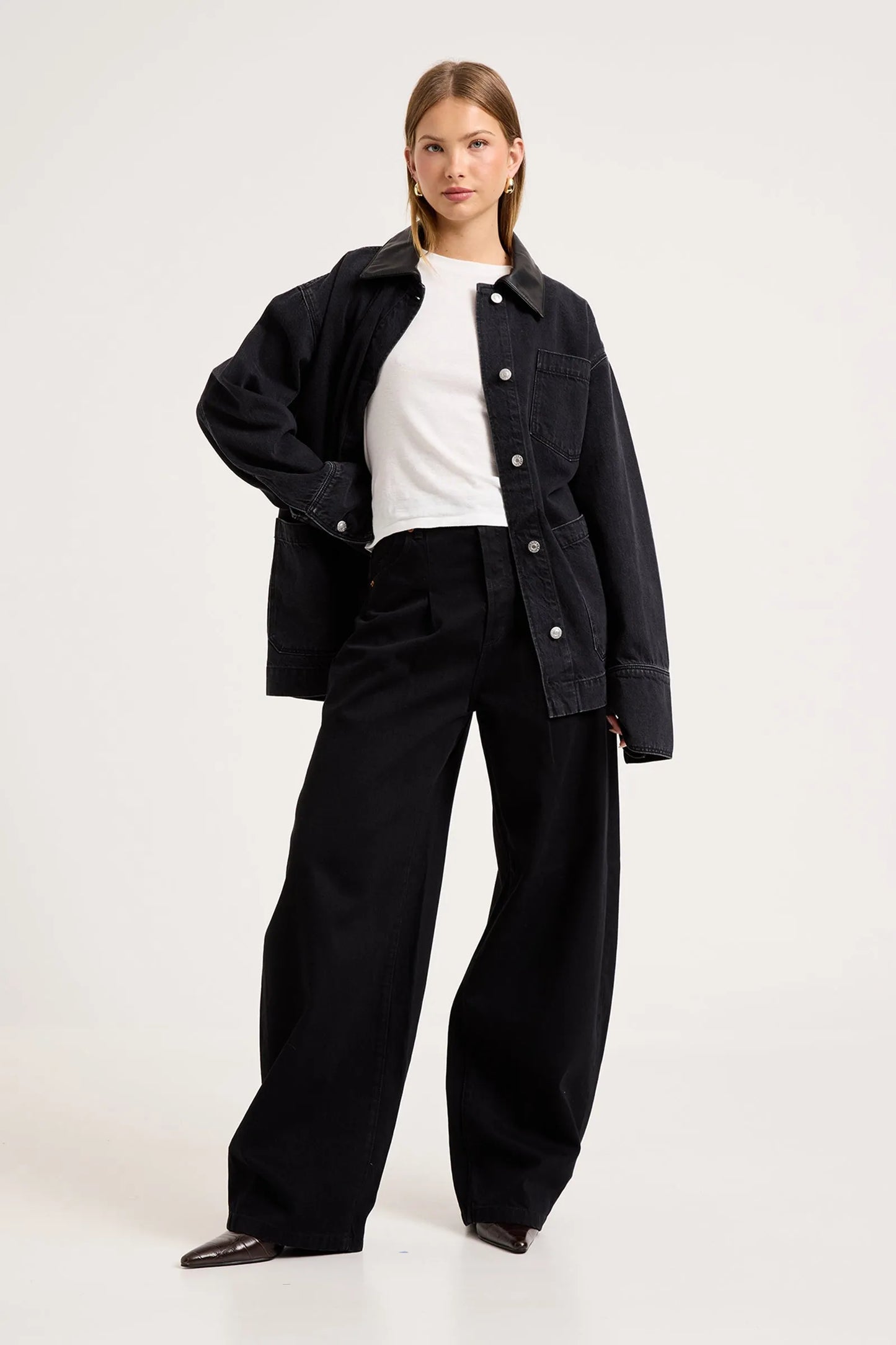 Rolla's Denim Chore Jacket - Mercer Black