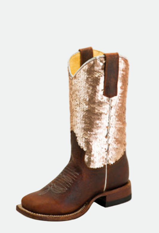 Macie Bean Kid'd Distressed Bison