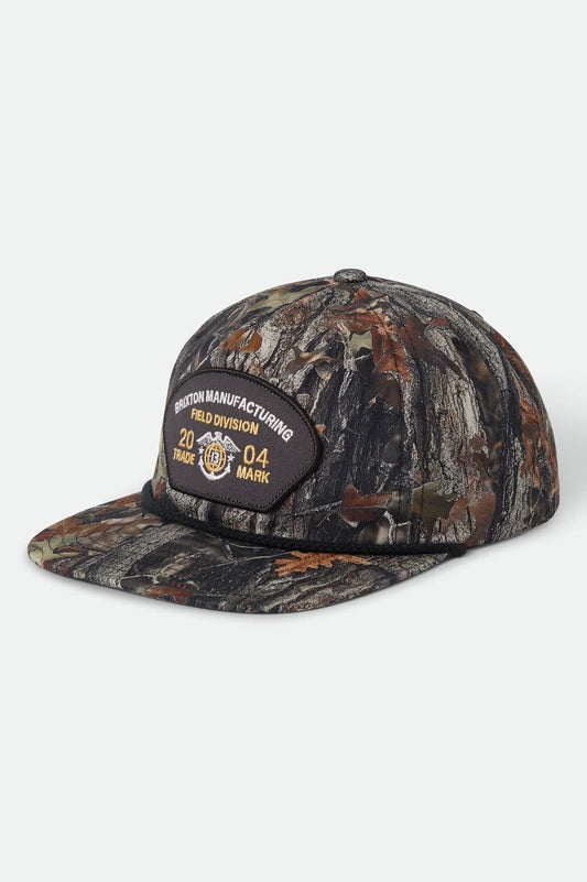 Brixton Unisex Division NetPlus® Snapback - Tree Camo