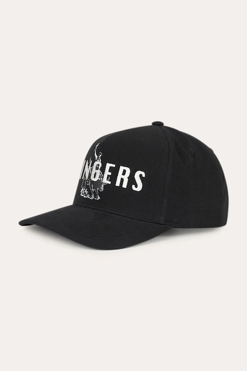 Ringers Western Dust Devil Roadhouse Cap - Washed  Black