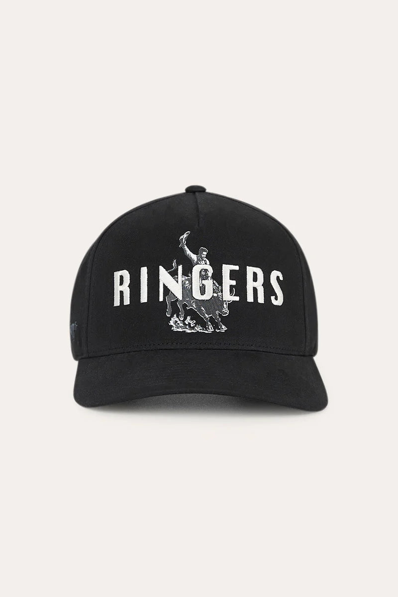 Ringers Western Dust Devil Roadhouse Cap - Washed  Black