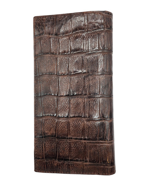 STETSON BROWN FLORAL EMBOSSED RODEO - ACCESSORIES WALLET
