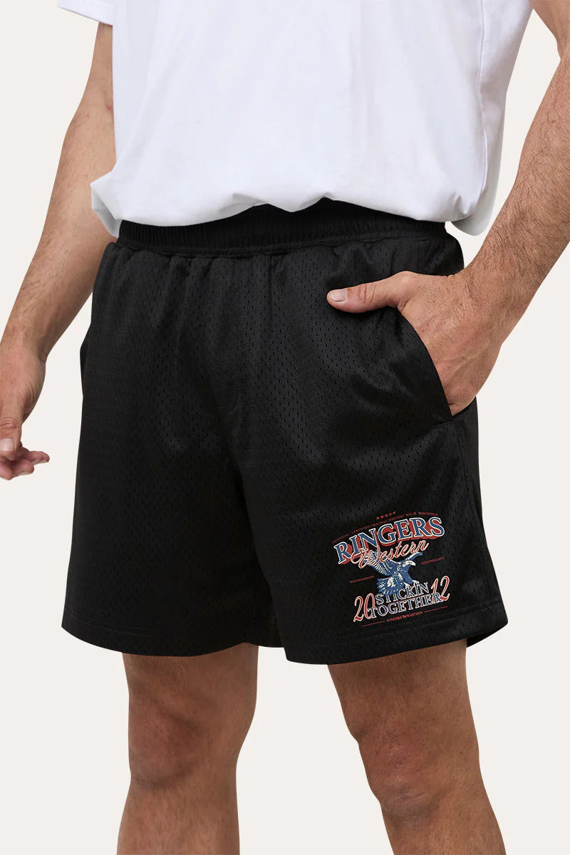 Ringers Western Mens Eagle Eye Mesh Short