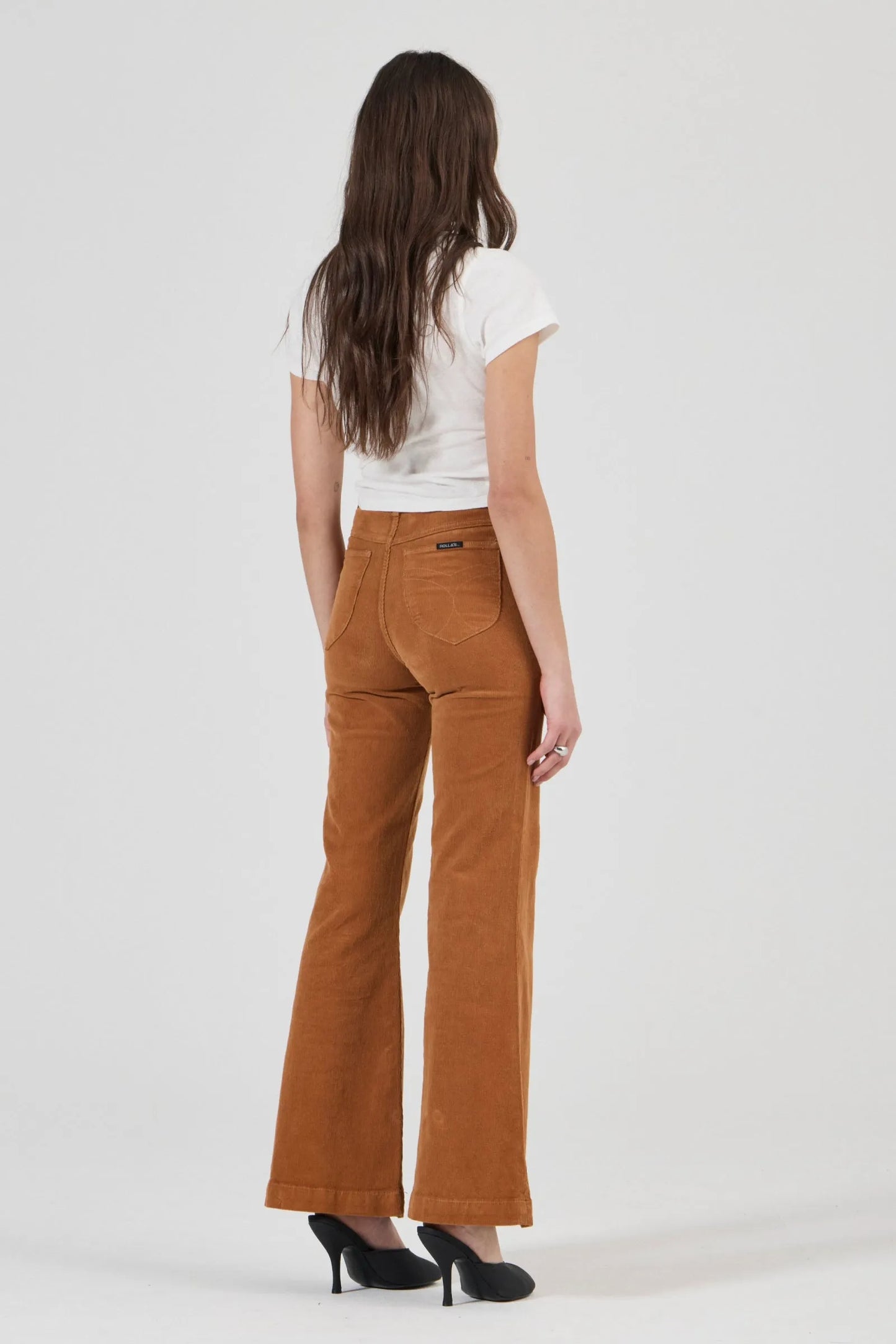 Rolla's Eastcoast Flare Jean - Caramel Cord
