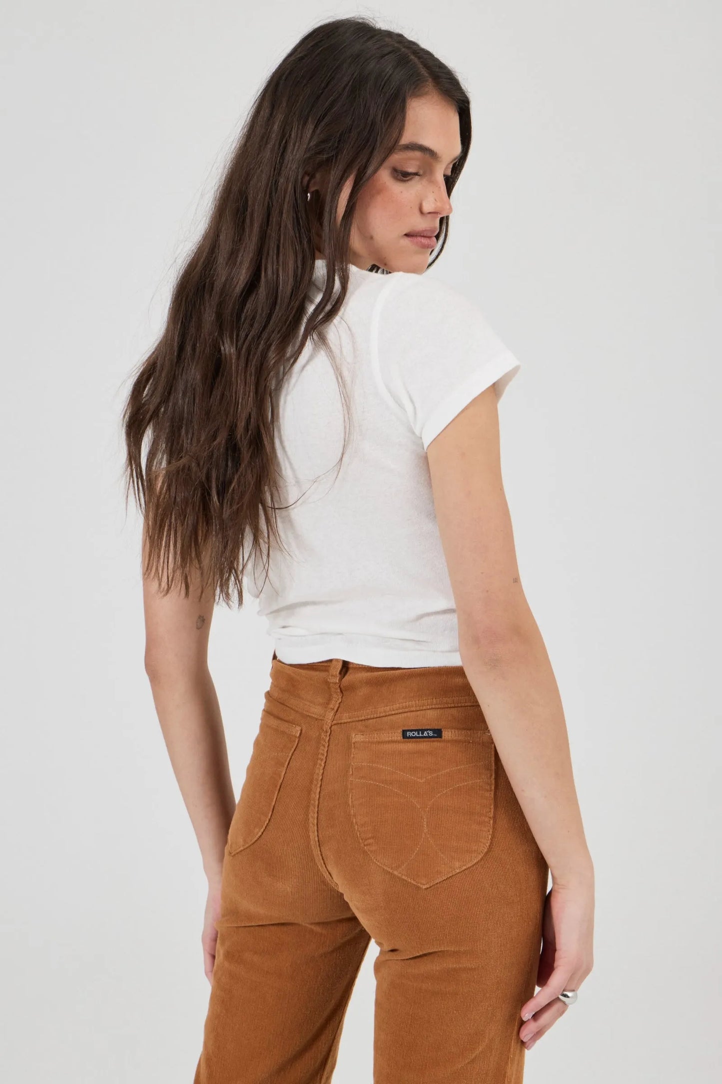 Rolla's Eastcoast Flare Jean - Caramel Cord