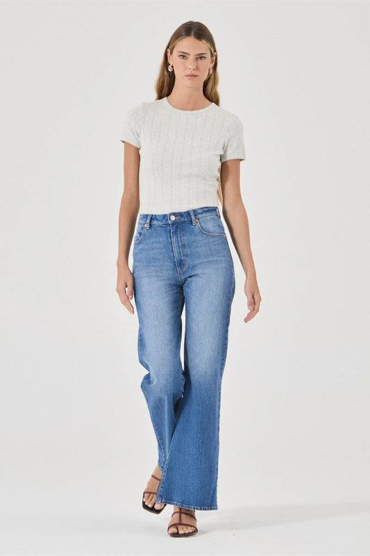 Rolla's Women's Eastcoast Flare Jean - Silverlake