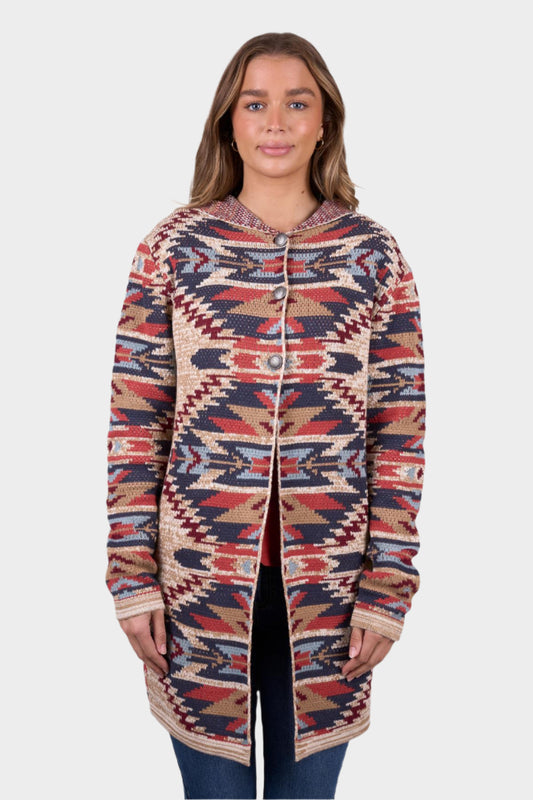 Pure Western Women’s Eddie Knitted Cardigan - Multi