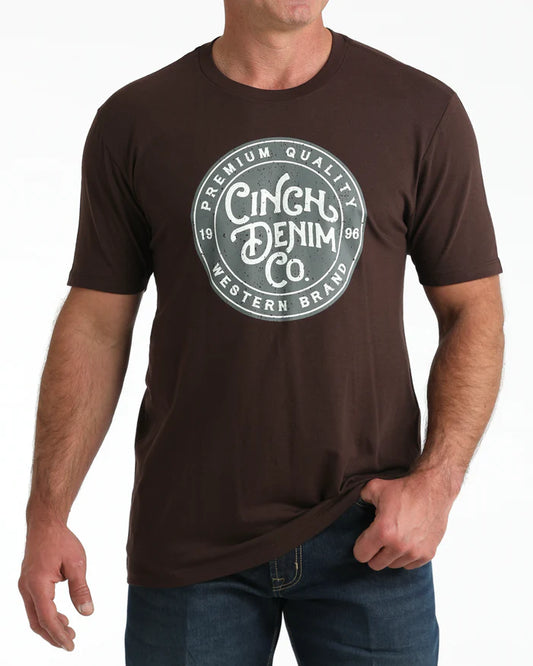 Cinch Men's Graphic Tee - Brown