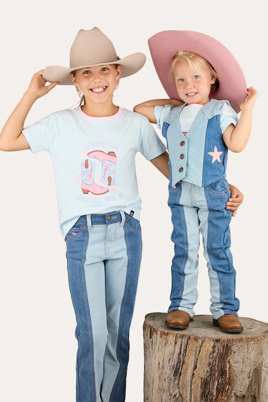 Ringers Western Ella Kids Panel Flare Jean