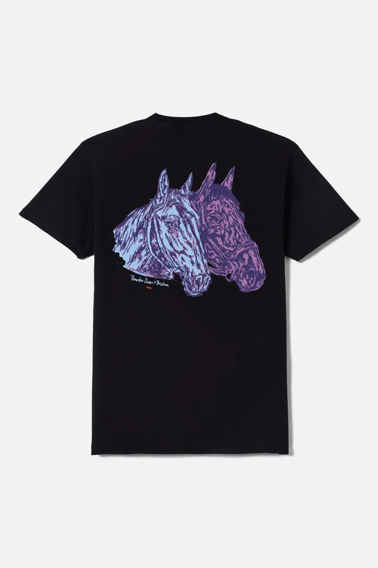 Brixton Men's Elsmore T-Shirt - Black