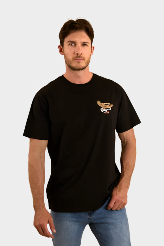 Ringers Western Eureka Mens Loose Fit T-Shirt - Black