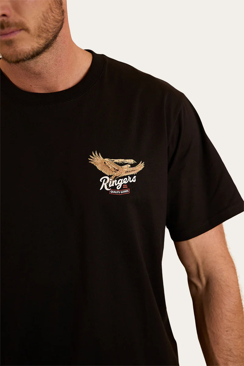 Ringers Western Eureka Mens Loose Fit T-Shirt - Black