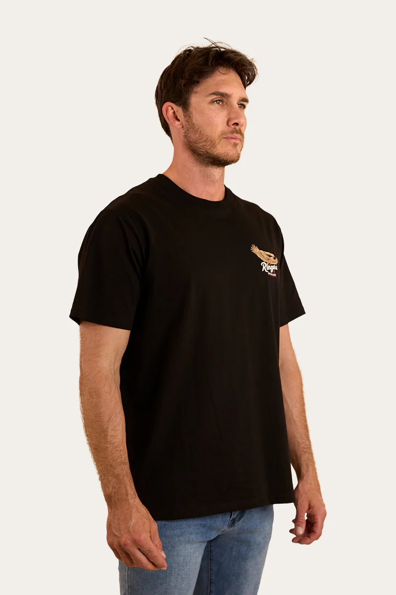 Ringers Western Eureka Mens Loose Fit T-Shirt - Black