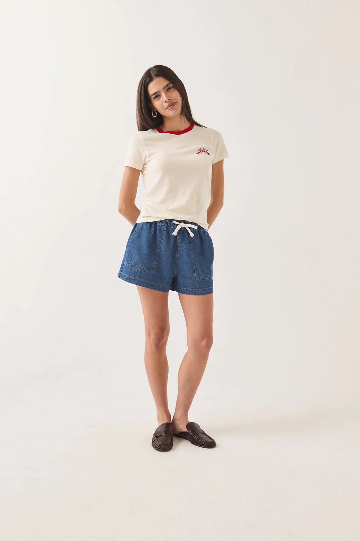 Brixton Women's Everyday Women's Short - Medium Chambray