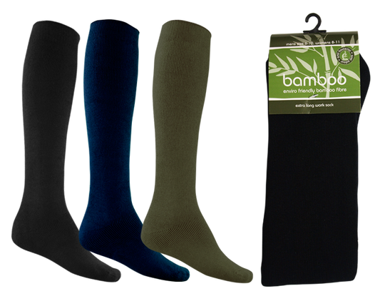 Bamboo Textile Extra Long Thick Socks