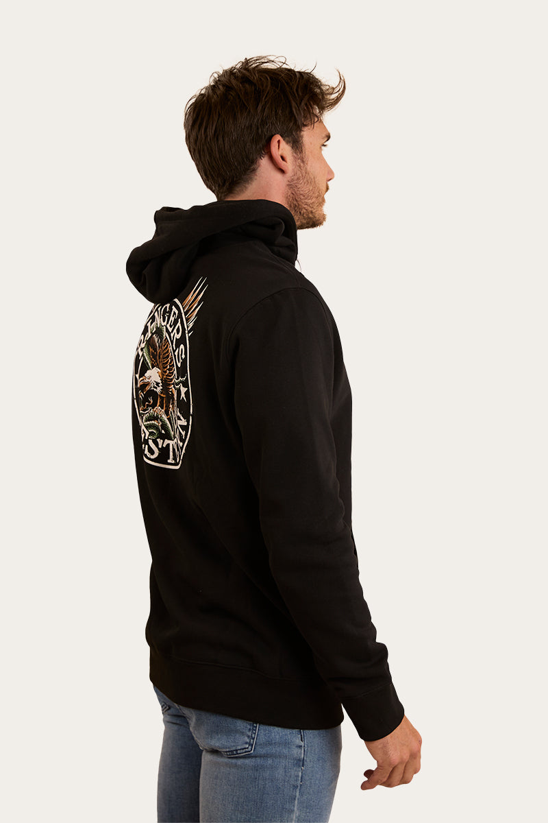 Ringers Western Mens Eyrie Pullover Hoodie - Black