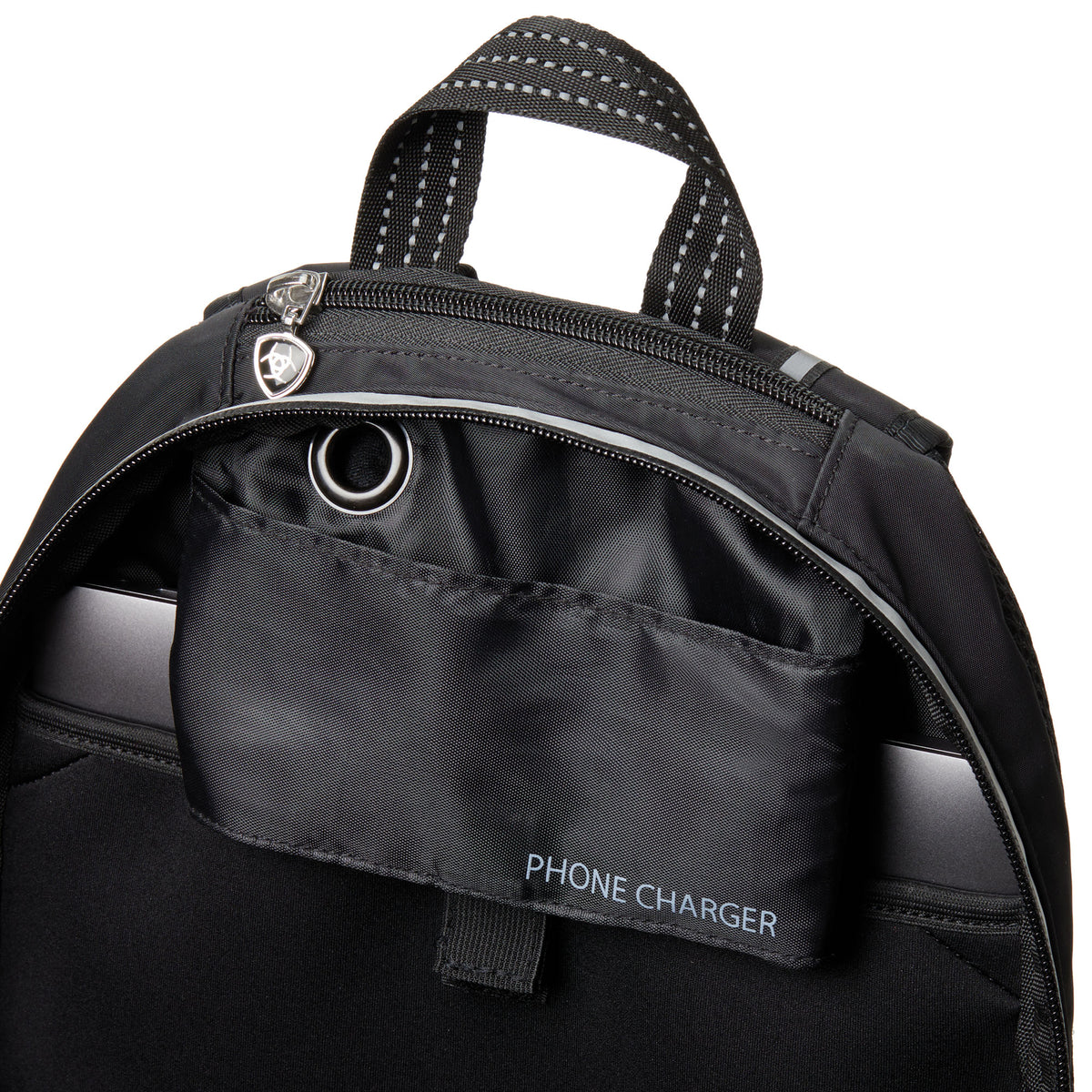 Ariat Ring Backpack - Black/Grey