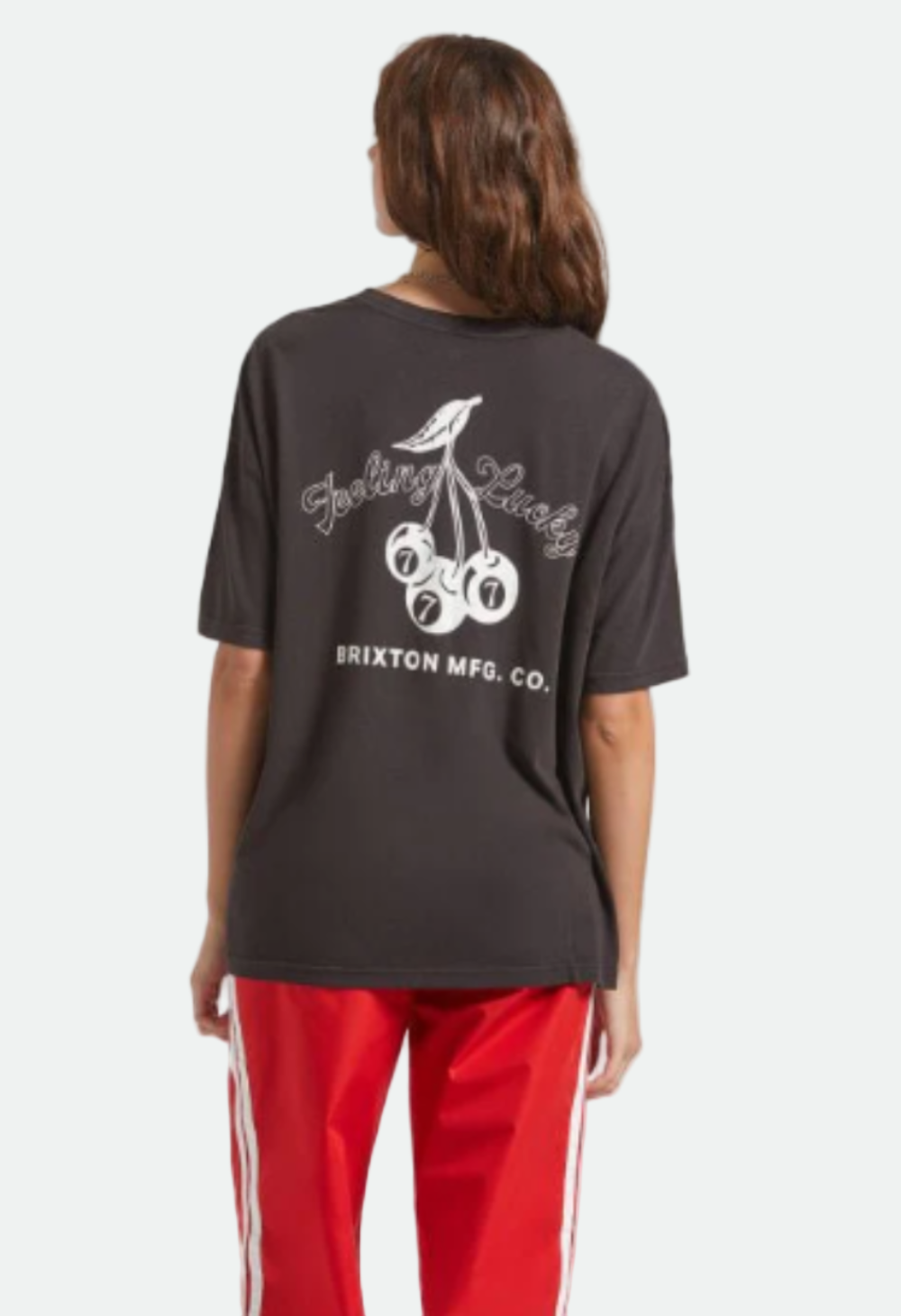 Brixton Women's Feeling Lucky Oversized Tee - Black