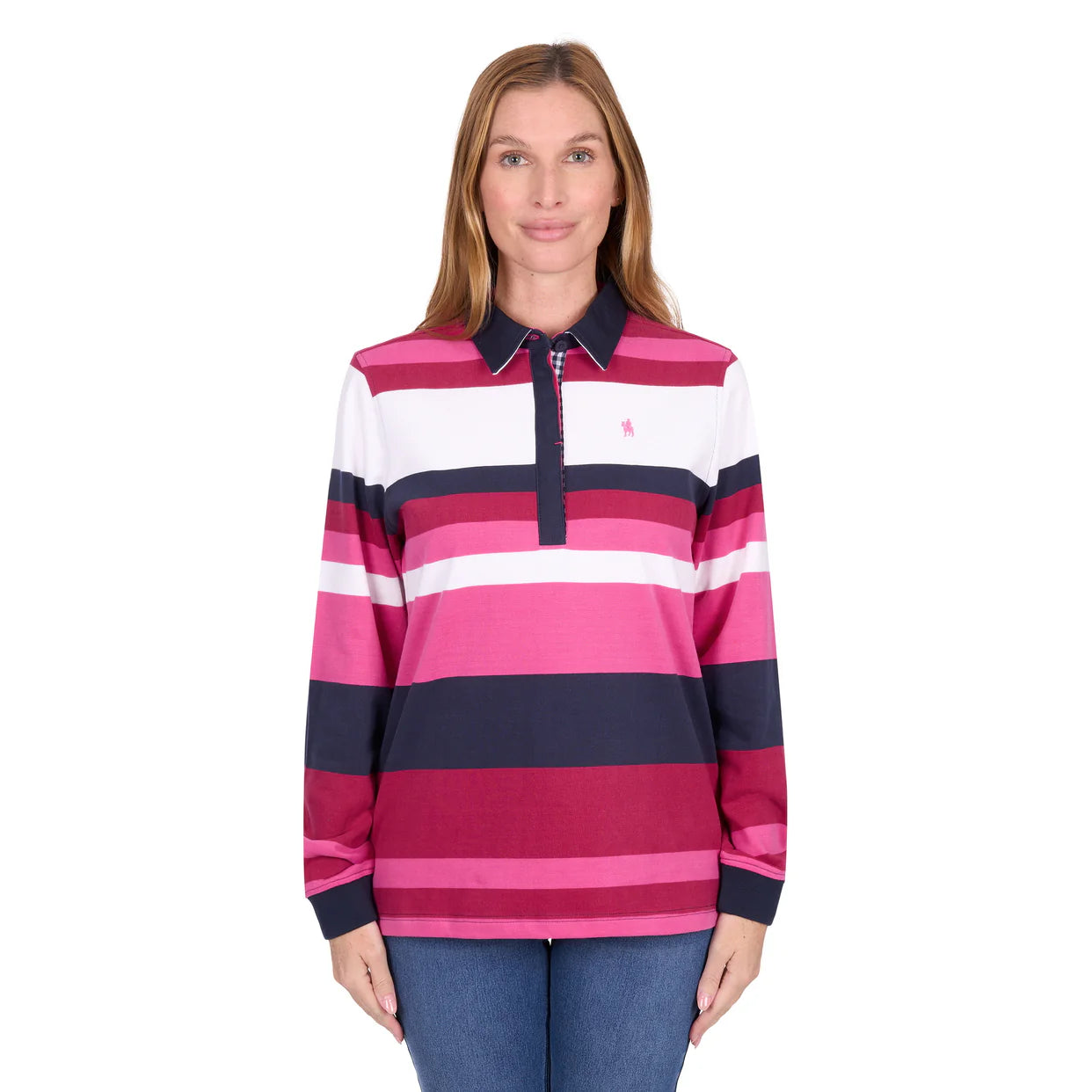 Thomas Cook Womens Faye Rugby - Pink Multi