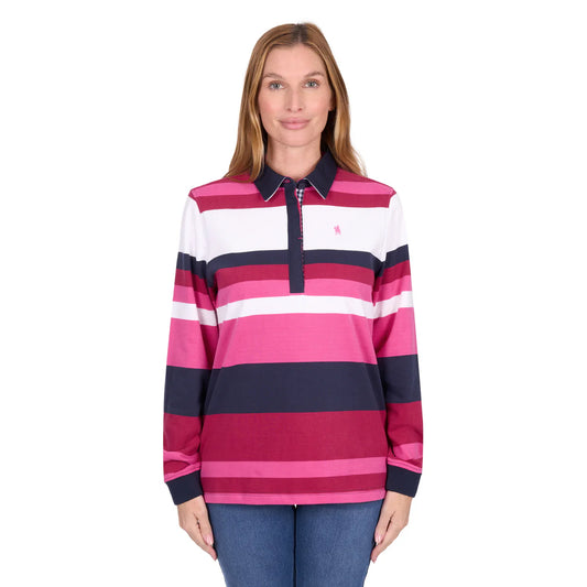 Thomas Cook Womens Faye Rugby - Pink Multi