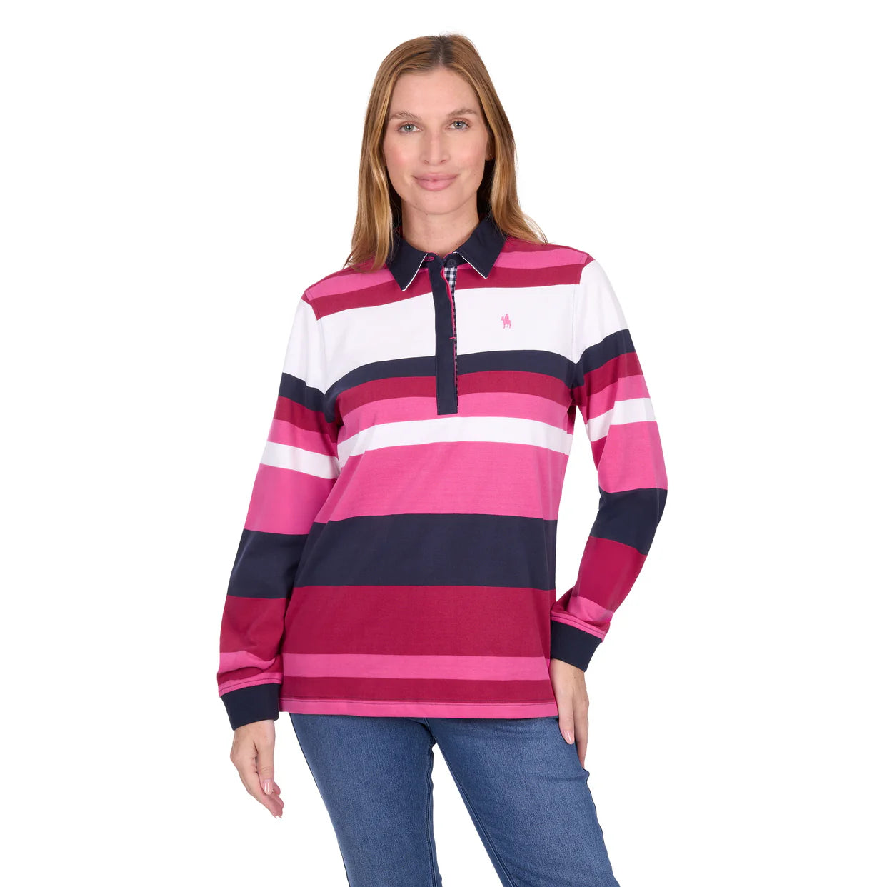 Thomas Cook Womens Faye Rugby - Pink Multi