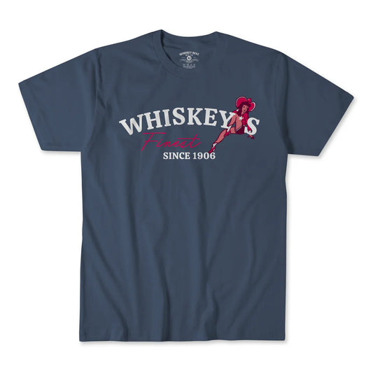Whiskey Bent Hat Co. Finest Tee - Navy