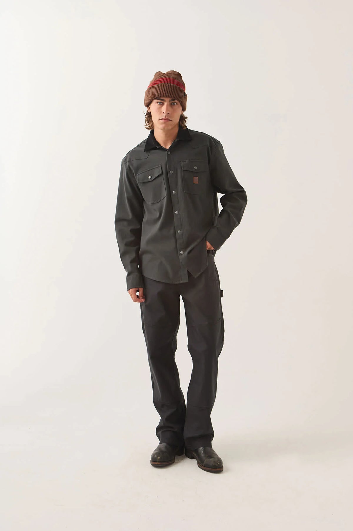 Brixton Men's Bowery Builders Ranch Performance Flannel